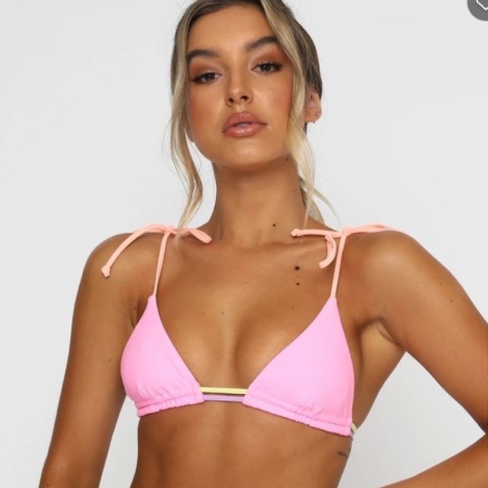 White Fox Bikini Top